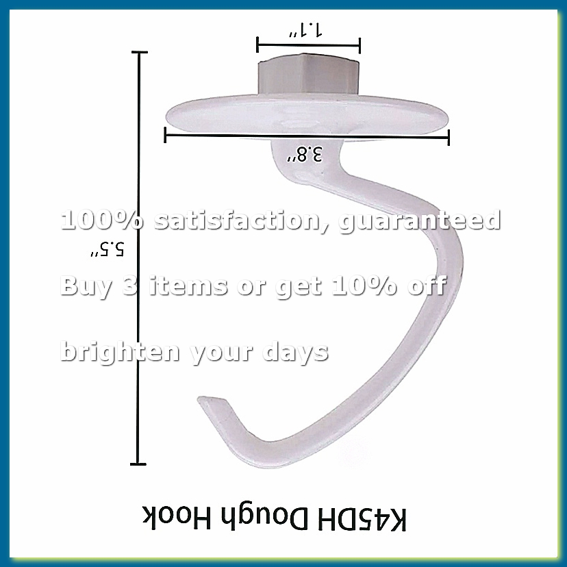 Kitchenaid Mixer Hand Mixer - ตะขอเกี่ยวแป้ง K45DH, หัวตีแบบแบนเคลือบ K45B, หัวตีแบบลวด K45WW