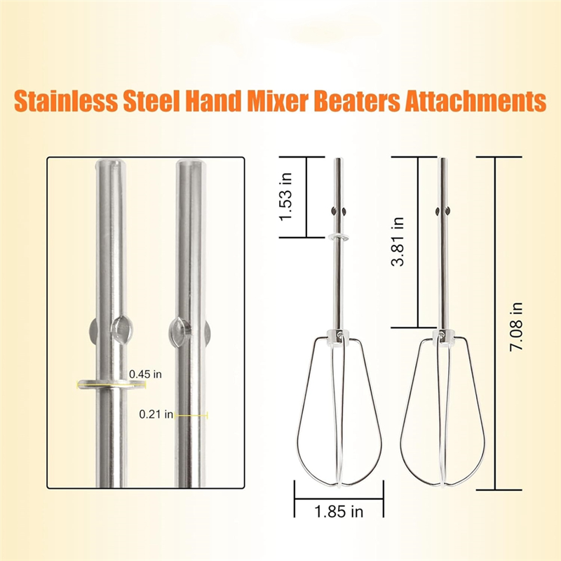 Kitchenaid Mixer Hand Mixer - ABSE-3 ชุด Hand Mixer Beaters สิ่งที่แนบมาสําหรับ