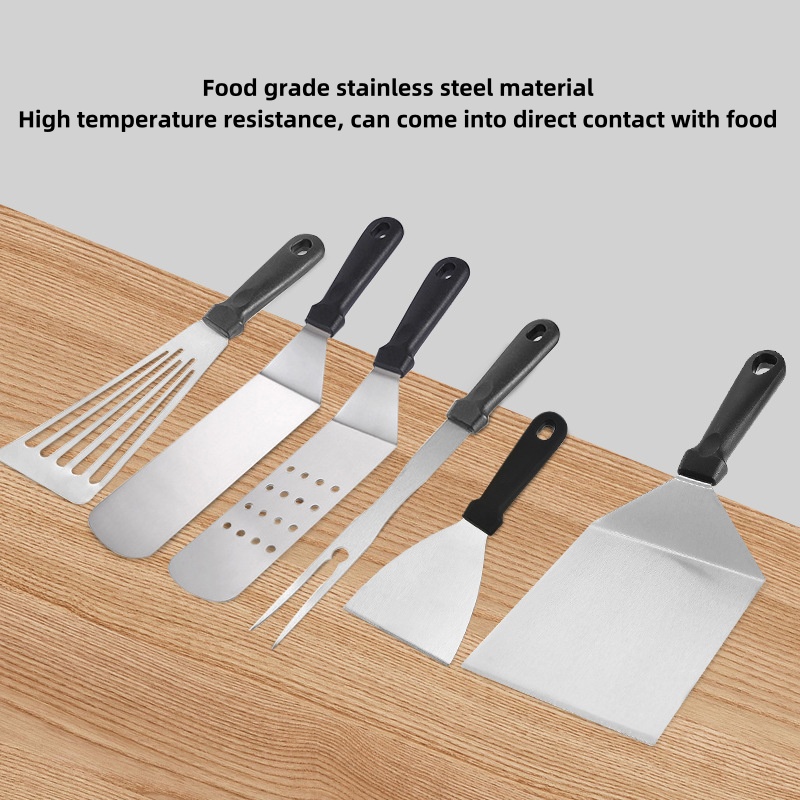 ห้องครัวสแตนเลส Scraper ทําอาห - Okonomiyaki Spatula บทวิจารณ์และราคา
