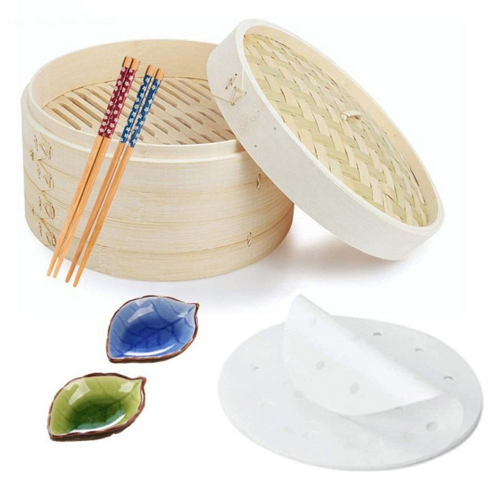 ซึ้งนึ่งอาหารจีน ซึ้งนึ่งไม้ไผ - Bao Steamer Bamboo บทวิจารณ์และราคา