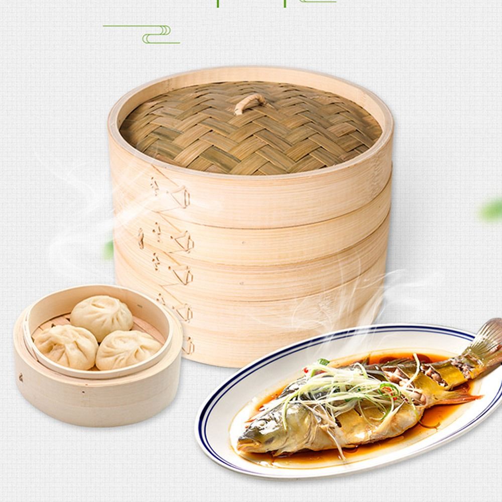 ซึ้งนึ่งอาหารจีน ซึ้งนึ่งไม้ไผ - Bao Steamer Bamboo บทวิจารณ์และราคา