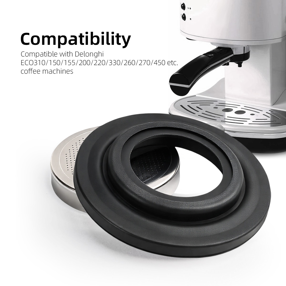 ปะเก็นซีลหม้อต้มน้ำแบบกรุ๊ปเฮด - Delonghi Espresso Magnifica บทวิจารณ์และราคา
