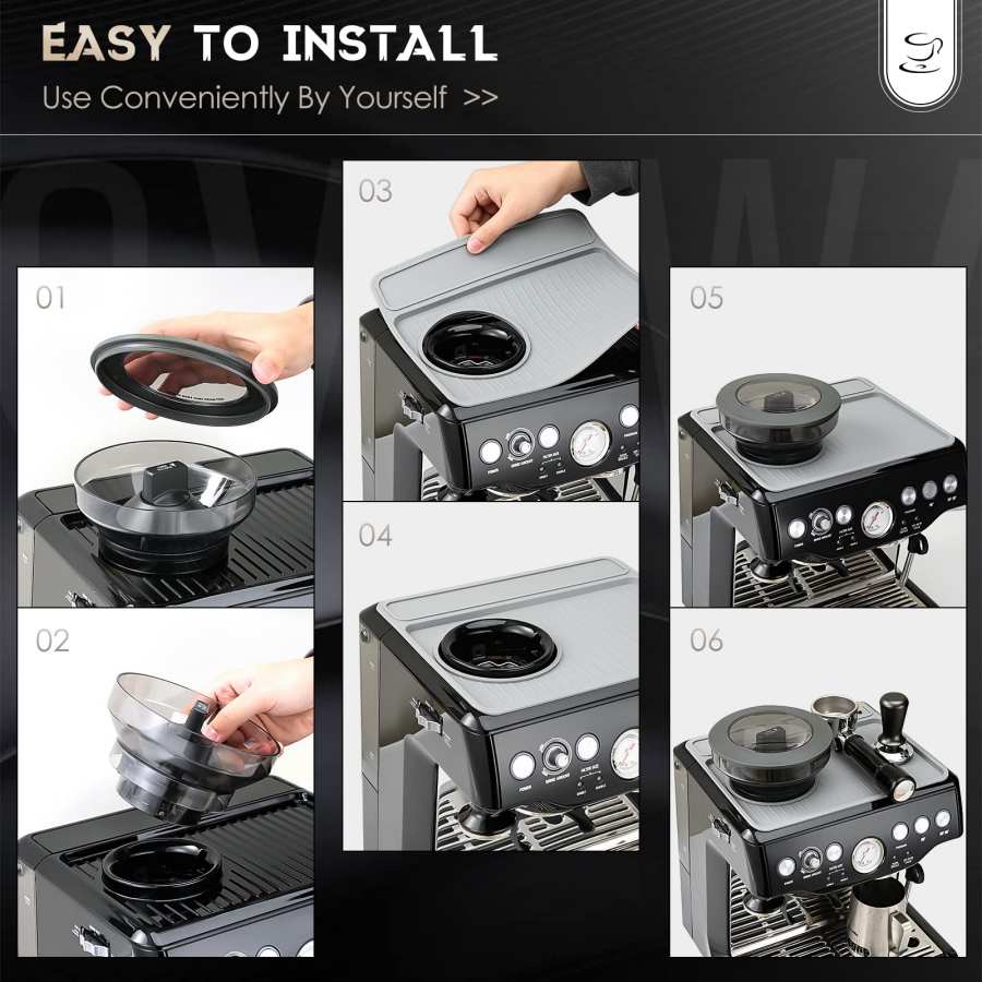 แผ่นรองกาแฟซิลิโคนทำจาก870/880 - Breville Espresso Bes870 บทวิจารณ์และราคา