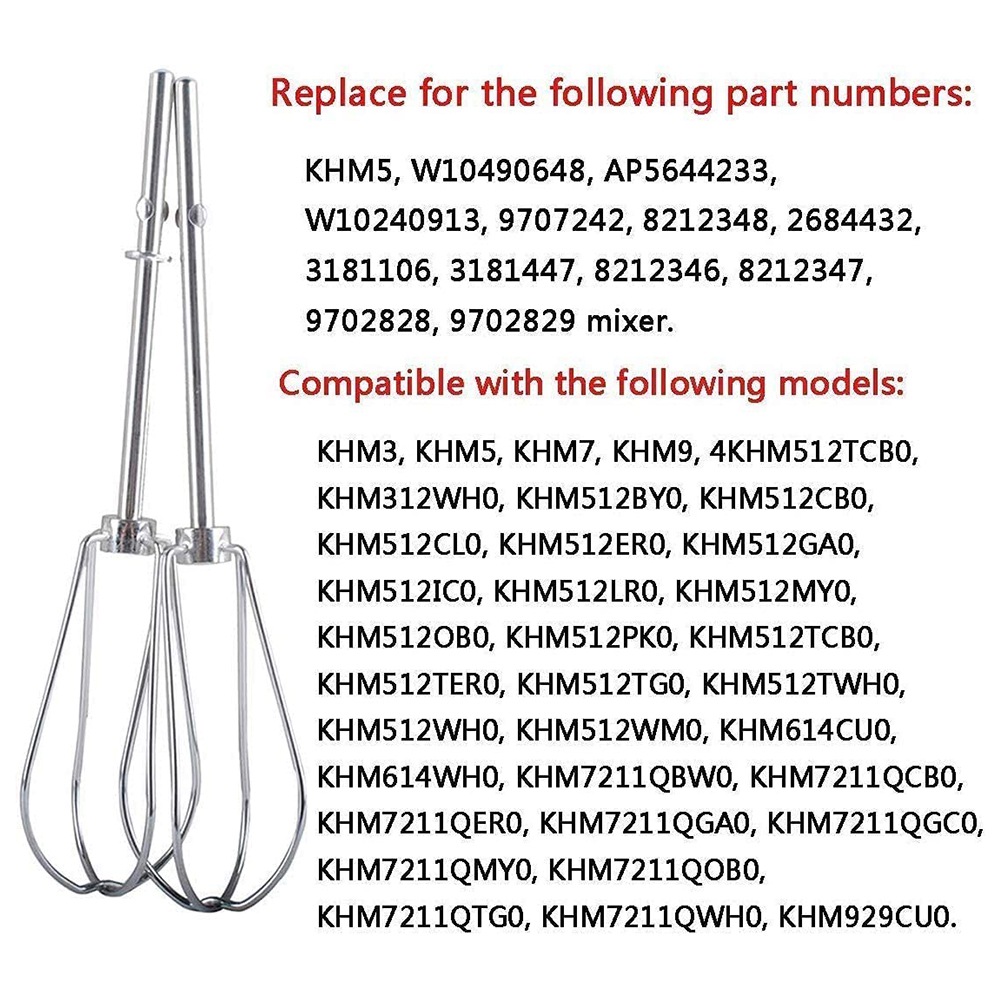 A56P-W10490648 & KHMPW หัวตีสำ - Kitchenaid Mixer Hand Mixer บทวิจารณ์และราคา