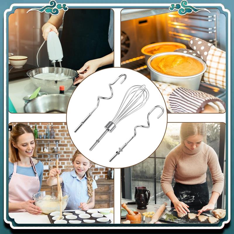 3 ชิ้น สำหรับหัวตีครัวคิทเชนเอ - Kitchenaid Mixer Hand Mixer บทวิจารณ์และราคา