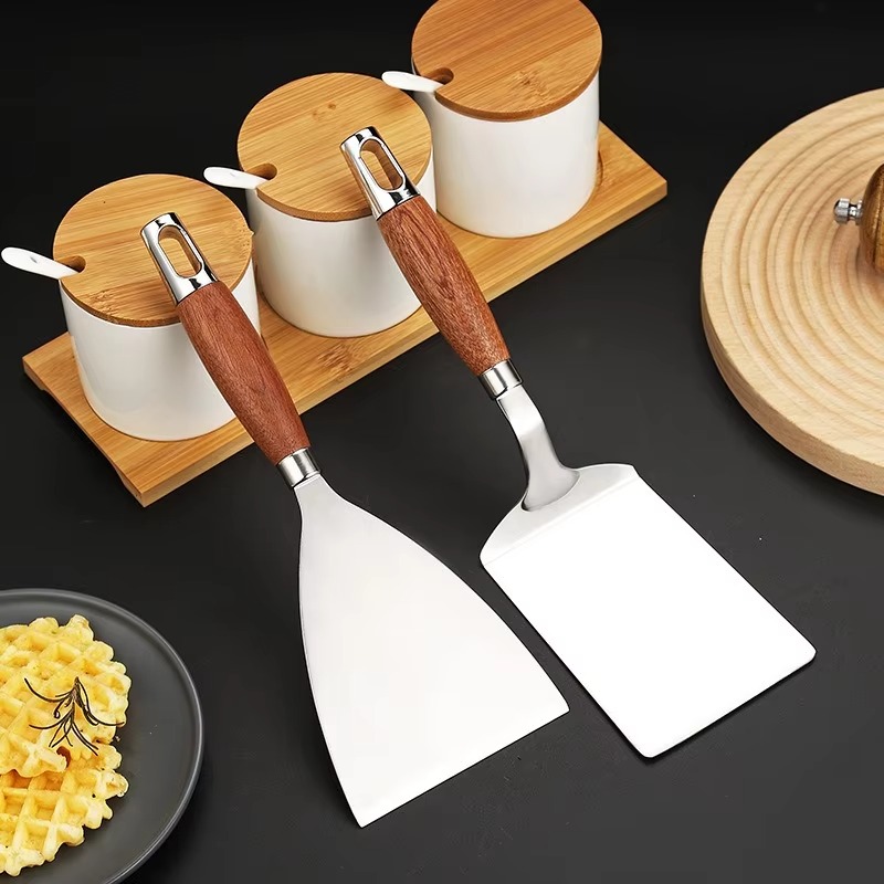 ตะหลิวหัวเหลี่ยม/สี่เหลี่ยมผืน - Okonomiyaki Spatula บทวิจารณ์และราคา
