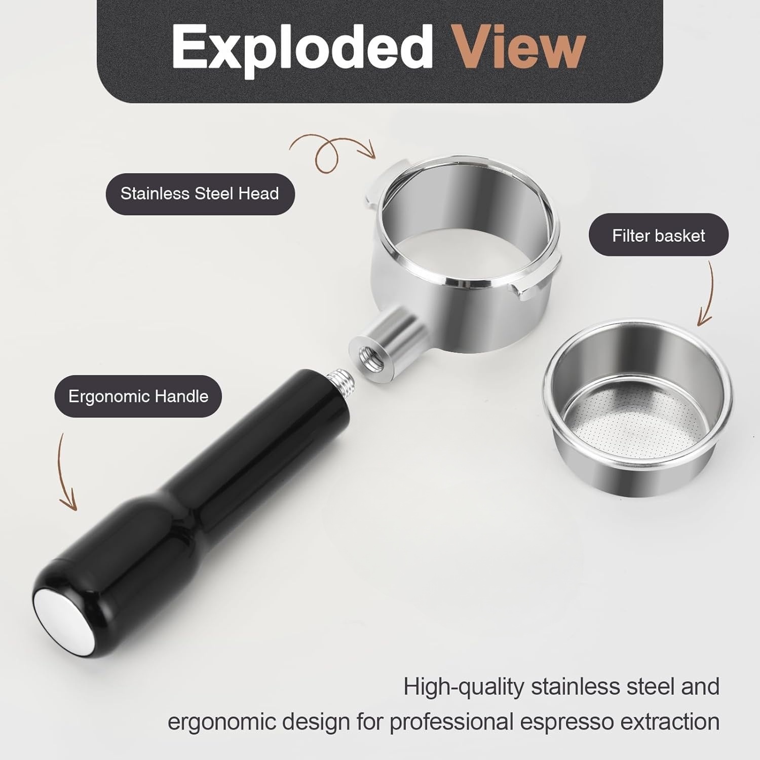 51 มม.Bottomless Portafilter 2 - Delonghi Espresso Ecp3420 บทวิจารณ์และราคา