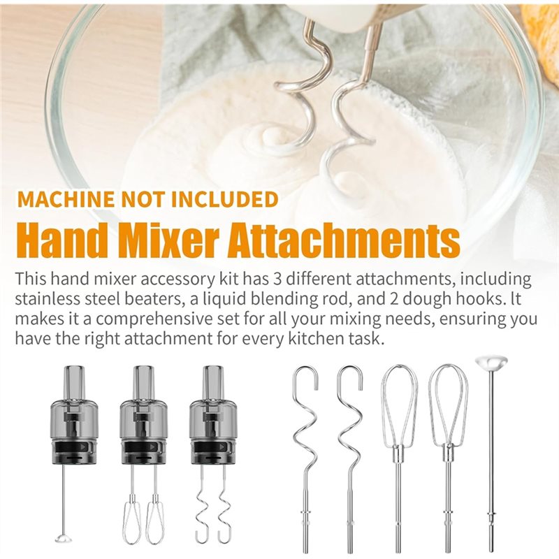 A66Z อุปกรณ์เสริมสแตนเลสสำหรับ - Kitchenaid Mixer Hand Mixer บทวิจารณ์และราคา