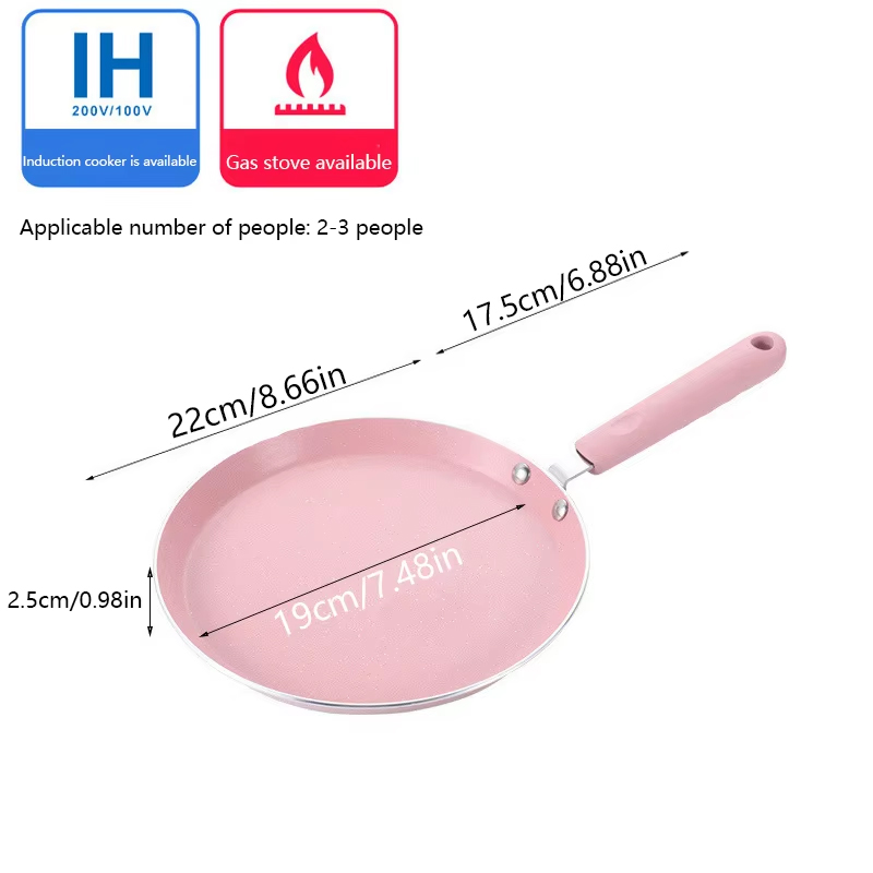 กระทะทอดสีชมพูแบบไม่ติด 1 ใบ ส - Egg Waffle Pan บทวิจารณ์และราคา