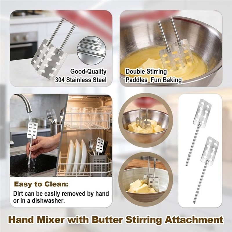 [ใหม่!A67Z] ชุดอุปกรณ์เสริมสำห - Kitchenaid Mixer Hand Mixer บทวิจารณ์และราคา
