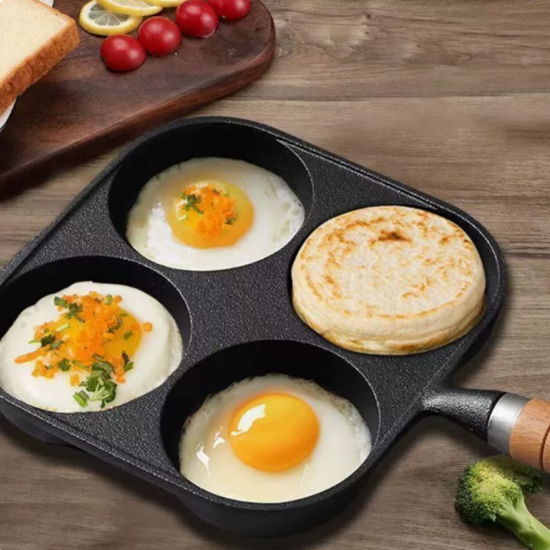 กระทะเหล็กหล่อแบบ 2/4 ช่องยี่ห - Egg Waffle Pan บทวิจารณ์และราคา