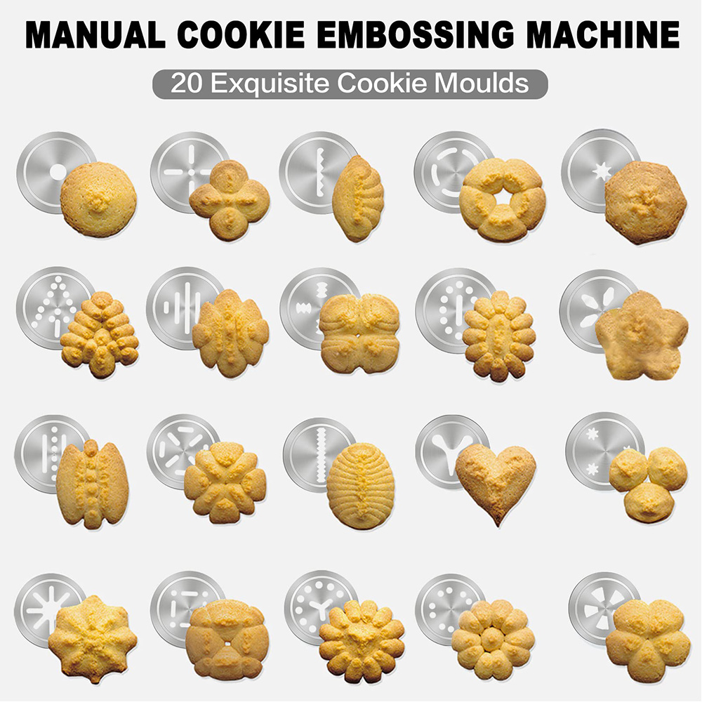 10/20pcs อลูมิเนียม Cookie Mak - Churros Maker Gun บทวิจารณ์และราคา