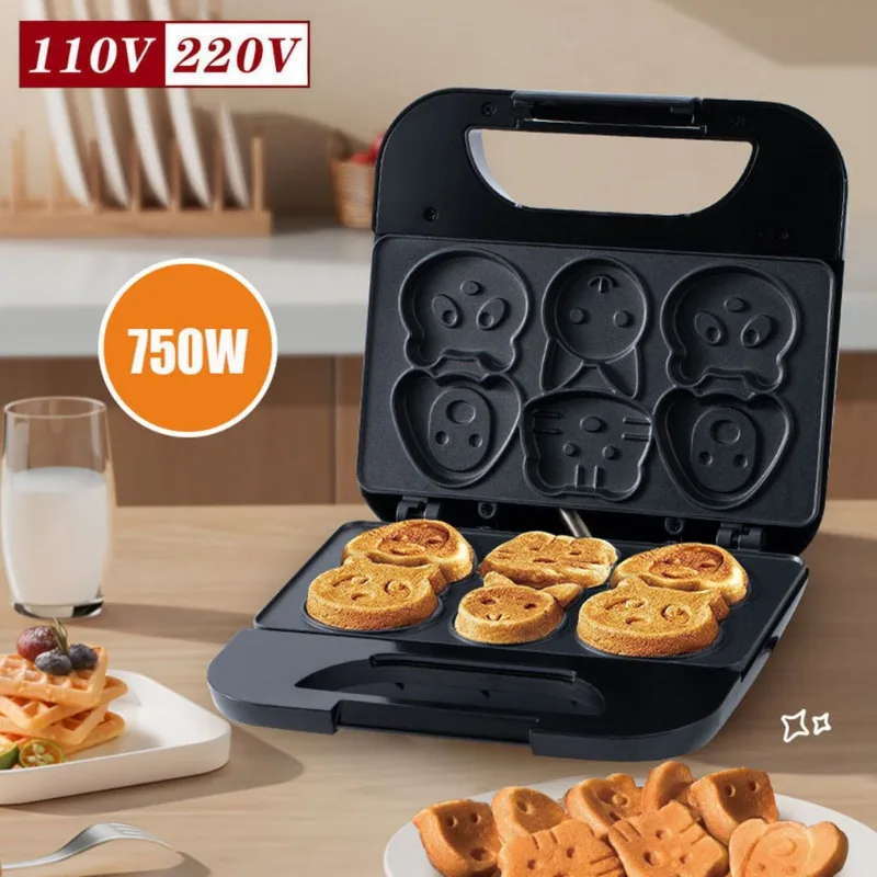 เครื่องทำบิสกิตการ์ตูนสำหรับใช - Mini Pancake Griddle บทวิจารณ์และราคา