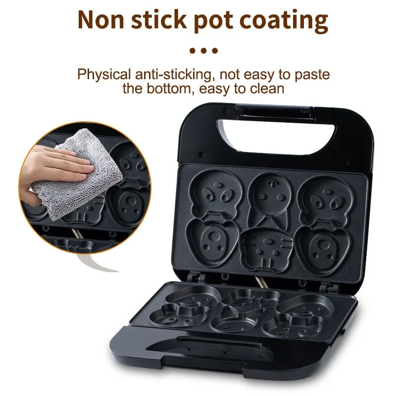 เครื่องทำบิสกิตการ์ตูนสำหรับใช - Mini Pancake Griddle บทวิจารณ์และราคา