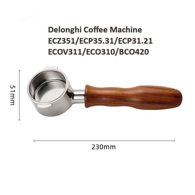 พอร์ทาฟิลเตอร์กาแฟแบบไม่มีฐาน  - Delonghi Espresso Ecp3420 บทวิจารณ์และราคา